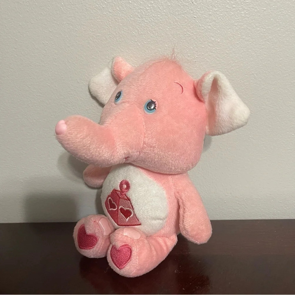 Care Bear Cousins Lotsa Heart Elephant 9” Pink - Picture 3 of 6